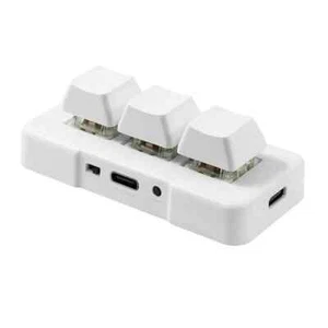 3-key Mini Customized Keyboard w/ Mechanical Blue Switch USB+Bluetooth Dual-mode - Picture 1 of 11