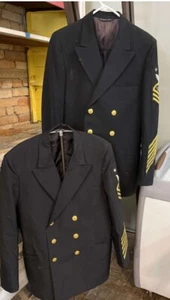 WWI II 🌟ERA NAVY Vietnam⚓ CHIEF OFFICER UNIFROM GOLD Jackets (3 pieces) READ ! - Picture 1 of 8