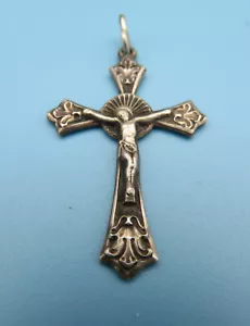 Wunderschön detaillierter Sterling Kreuz Anhänger _ Italien (1463) - Bild 1 von 7