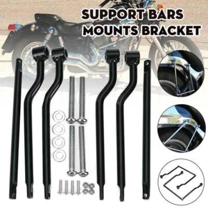 Universal Motorcycle Motorbike Refit Saddlebag Saddle Bag Support Bar Bracket UK - Picture 1 of 11