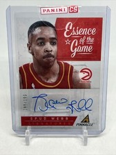 2013-14 Panini Pinnacle SPUD WEBB Essence of the Game Auto /199 Hawks AJ1