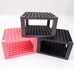 96 Holes Pencil & Brush Holder Organizer Storage Desk Stand Art Supplies Plastic - Picture 1 of 12