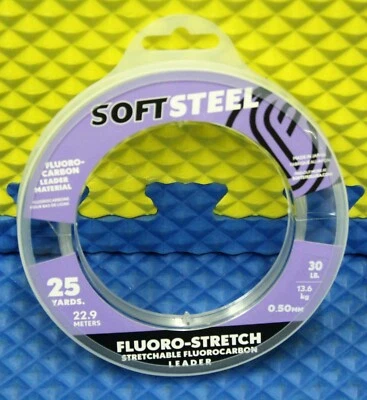 Fluorocarbono Okuma Soft Steel Fluoro-Stretch 25 YD Transparente ELIGE TU LÍNEA DE PESO Foto 1 de 2