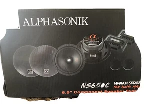 ALPHASONIK 6,5" 2 WEGE KOMPONENTENLAUTSPRECHER 180 WATT MAX NEURON SERIE NS650C NEU - Bild 1 von 2