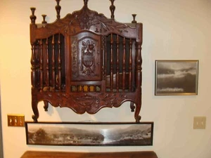 French 18th C. doughboy and bread keeper. Pétrin and panetière from Provence. - Picture 1 of 3