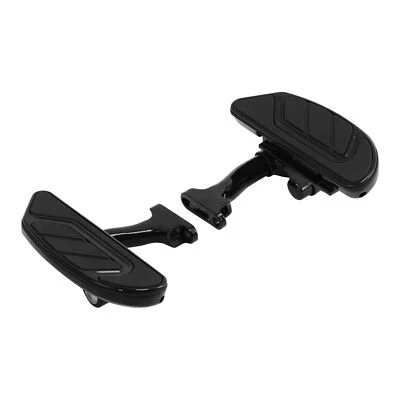 Black Rear Floorboard Footboards Fit For Harley Touring Street Glide 2006-2025 - Image 1 of 4
