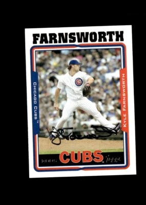 Kyle Farnsworth 2005 Topps Cubs authentic autographed card - Image 1 of 2