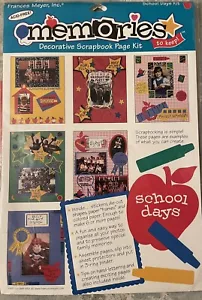 Memories “School Days” Scrapbook Page Kit By Frances Meyer Inc. 5020-009 NIP - Picture 1 of 2