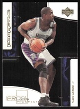 2000-01 Upper Deck Pros & Prospects ProActive Chris Webber #PA6 NM-MT Sacramento