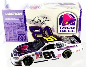 Dale Earnhardt Jr. #81 Taco Bell 2004 Monte Carlo/24th scale diecast Autographed - Imagen 1 de 1