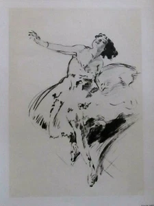 Lobel-Riche LA DANSE (suite des Bars) 1930 Edition Originale  planche inédite - Imagen 1 de 6