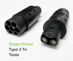 Type2 to NACS Tesla Adapter Type 2 AC Charger Converter For America Electric Car - Bild 1 von 12