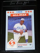 1989 JENNINGS SOUTHERN LEAGUE ALL-STAR HARVEY PULLIAM CARD #1 (Mint)