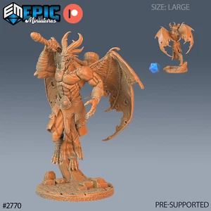 6K Resin 32mm Epic Miniatures Hell Marauder Hammer (Large) for D&D, Role-Play - Picture 1 of 1