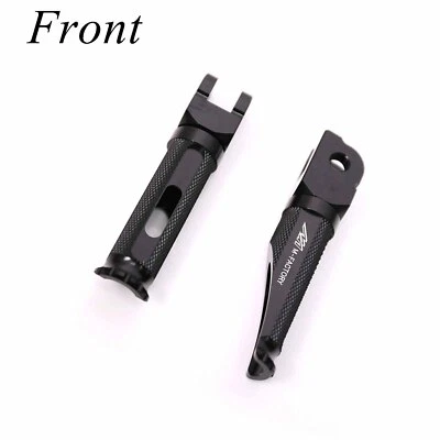 Clavijas delanteras de carreras Shinobi negras para Yamaha VMAX 1200 85-02 03 04 05 06 07 Foto 1 de 4