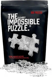 The Clearly Impossible Puzzle 100 Pezzi Puzzle Rigido per Adulti (Acrilico, Jig... - Foto 1 di 3