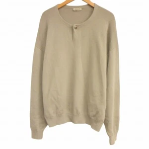 Gr. S Fear Of God Eternal Collection Schurwolle Strick Pullover Henley Ausschnitt JAPAN - Bild 1 von 8