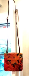 NEU Patricia Nash Girona Leder Umhängetasche Handtasche Mehrfarbig mit Staubbeutel - Bild 1 von 6