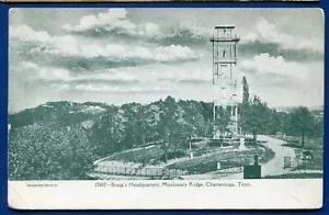 General Braggs Hauptquartier Missionar Chattanooga Tennessee tn alte Postkarte - Bild 1 von 2