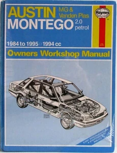 Haynes - Austin Montego MG Y Vanden Plas 1984-1995 Propietario Manual de Taller - Imagen 1 de 7