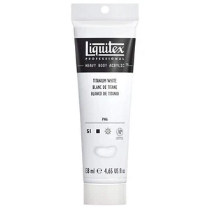 Liquitex Heavy Body Titanium White Acrylic Paint 4.65 Oz High Viscosity Perma... - Picture 1 of 7
