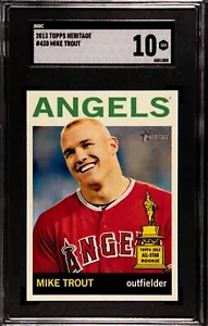 2013 Topps Heritage Mike Forelle #430 kein Hut Kurzdruck SGC bewertet 10 SP - Bild 1 von 3