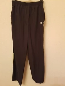 2 Pair Russell Training Pants Black-Yellow / Black-Grey Youth size XL (14-16) - Picture 1 of 12