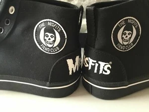 Misfits Iron Fist Hi-Top Crimson Ghost Sneakers Trainers Fiend Club Horror Punk - Picture 1 of 12
