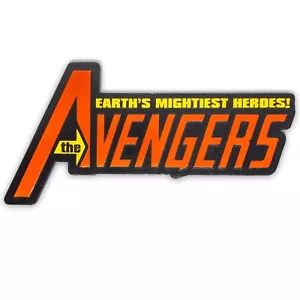 Large Engraved Classic Avengers Logo Sign Wall Art - Picture 1 of 4