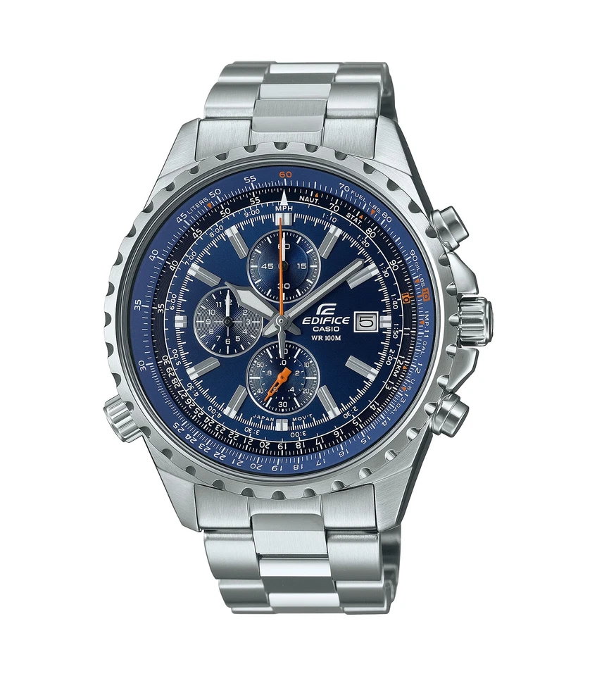 Orologio Uomo CASIO EDIFICE EF-527D-2AVUEF Chrono Bracciale Acciaio Blu - Immagine 1 di 1