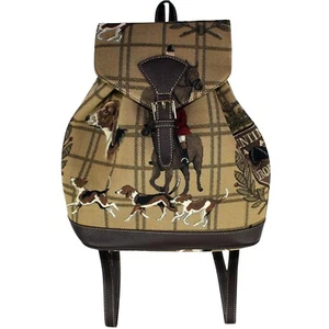 Signare Tasche Gobelin Pferd und Jagd Design Rucksack Stil Handtasche - Bild 1 von 1