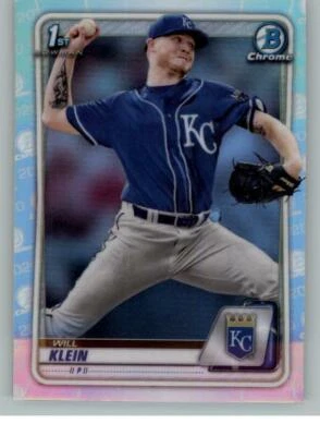 2020 Bowman Chrome Draft Refractors #BD157 Will Klein (ref 125688) - Image 1 of 2