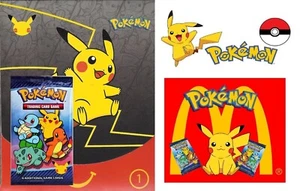 McDonalds 2021 Pokémon Pikachu 25 aniversario paquete de refuerzo BHM 1 - Imagen 1 de 6
