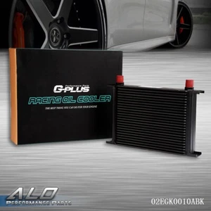 Fit For Universal 25 Row AN10 Transmission Full Aluminum Engine Oil Cooler Black - Picture 1 of 6