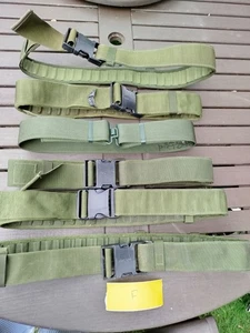 Lot of 6 x British army / military surplus belts Lot F - Picture 1 of 2