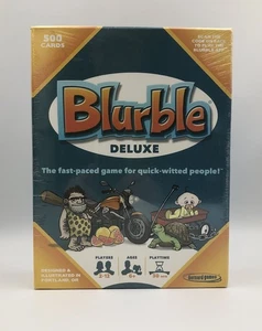 Blurble Deluxe The Fast Paced Game For Quick Witted People 2-12 Players New  - Picture 1 of 4