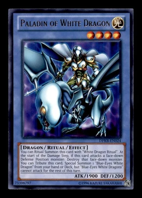  Paladin Of White Dragon DPKB-EN024 YuGiOh Duelist Pack Kaiba - Image 1 of 2