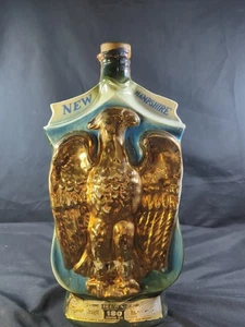Jim Beam Collectible Decanter | 1971 | New Hampshire | State House Gold Eagle - Bild 1 von 11