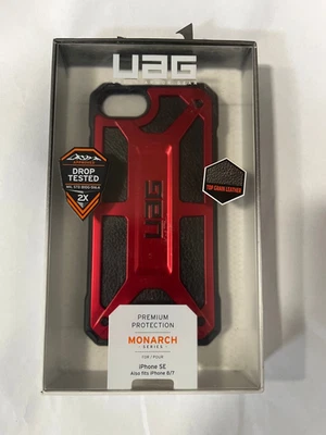 Funda Urban Armor Gear UAG Monarch para iPhone SE 2022/20 iPhone 8/7 - Carmesí Foto 1 de 3