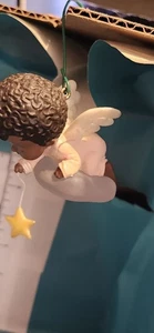 Hallmark Keepsake Ornament Mary’s Angels African American Baby Angel Holding Sta - Picture 1 of 8