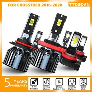 6PCS LED Headlight KIT Combo Bulbs High Low Fog Beam For Subaru Crosstrek 16-20 - Picture 1 of 15