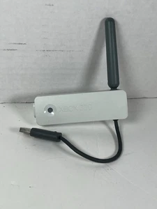 Microsoft Xbox 360 Wireless Network Wi-Fi Adapter White- OEM AUTHENTIC - TESTED - Picture 1 of 3