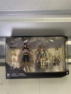 DC Collectibles Batman Arkham Knight Batgirl & Oracle Figure Set  NEW - Image 1 of 4