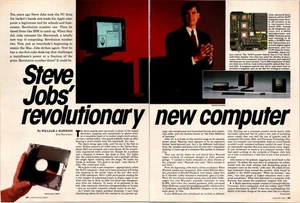 1989 • Articolo rivista Steve Jobs (3 pagine) stampa • anni 80 • ADS.39 - Foto 1 di 3