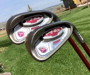 Ping Faith 7 & 9 Irons Ladies Graphite Womens RH 2 Golf Clubs! Very Nice! - Picture 1 of 14