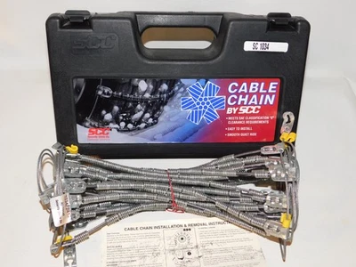 SC1034 SCC Radial Cable Tire Chains, 1 Pair - Never Used - Image 1 of 4