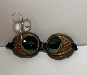 Steampunk Glasses, Ocular Loupe Costume Props Colored Frame Eyewear Eyeglasses - Picture 1 of 4