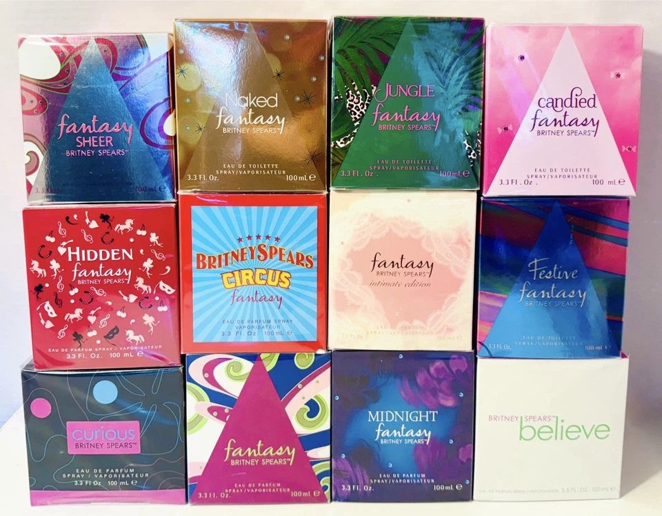 Britney Spears Perfume Assorted Lot Bundle of 12, NEW SEALED, NOT repeated - Image 1 of 4