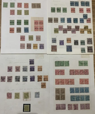 Rodesia temprana 1898-1909. Colección como nueva y usada en 4 páginas de álbum, valores a... Foto 1 de 4