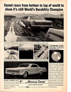 1965 MERCURY COMET / HALTABILITY CHAMPION ~ CLASSIC ORIGINAL PRINT AD - Bild 1 von 1